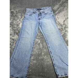 Aeropostale Blue Denim Jeans Womens Size 14Reg Y2K Baggy Loose Grunge